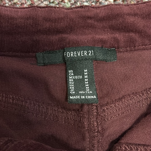 Burgundy Skirt from Forever 21 - Picture 2 of 4